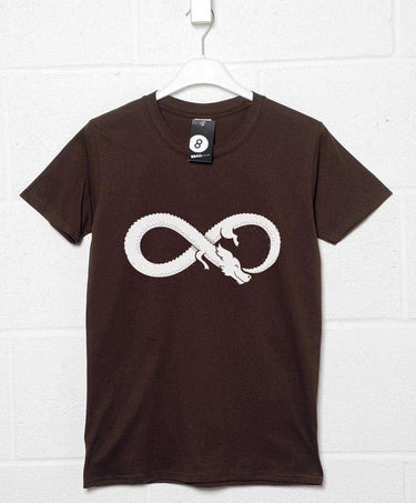 Neverending Luckdragon DinoMike Mens T-Shirt 8Ball